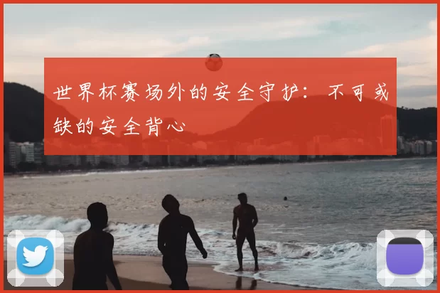 世界杯赛场外的安全守护:不可或缺的安全背心