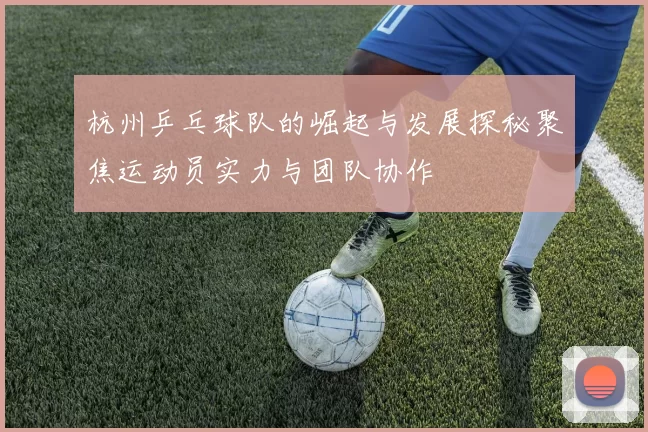 杭州乒乓球队的崛起与发展探秘聚焦运动员实力与团队协作