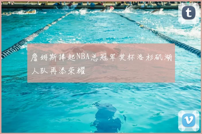詹姆斯捧起NBA总冠军奖杯洛杉矶湖人队再添荣耀